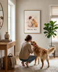 Personalized Golden Retriever Dog Mom Canvas